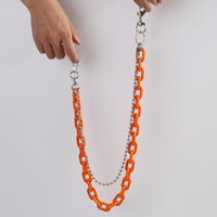 Calças com Cadeia Destacável 