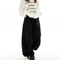 Wide Leg Street Style Casual Pants