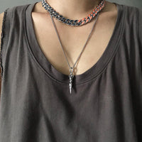 Collar con colgante de estilo punk 