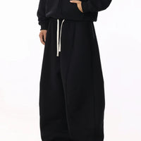 سروال رياضي واسع بتصميم متهدم من الطراز القديم 