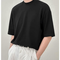 Half-high Collar Short-sleeved T-shirt