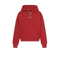 Toggle Detaylı Kısa Kapüşonlu Sweatshirt 