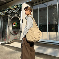 Sac à bandoulière en nylon à grande capacité 