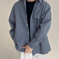 Oversized Striped Shirt