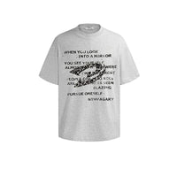 Leopard Print Graphic Crew Neck T-Shirt