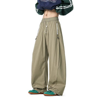 Pantalones deportivos anchos a prueba de viento para exteriores 