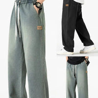 Loose Fit Drawstring Jeans