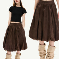 Jupe longue bulle A-Line Puffy 