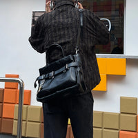 حقيبة توت كروس بودي بسعة كبيرة من جلد PU 