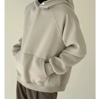 Woolen Sweatshirt with Kangaroo Pocket