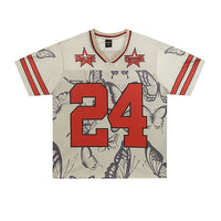 Butterfly Graphic 24 Jersey Style T-Shirt