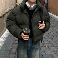 جاكيت قطن مبطن بياقة علوية عتيقة 