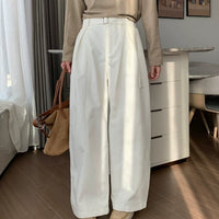 بنطلونات شتوية واسعة الساق عصرية 