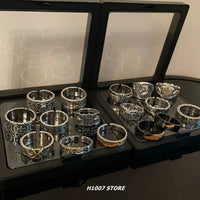 Collezione di anelli regolabili Cross Hip-Hop 