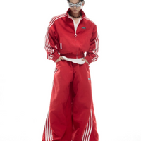 Stand-Up Collar Casual Suit