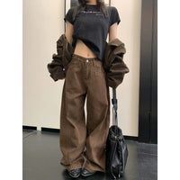 Retro Relaxed Fit Straight Leg Pants