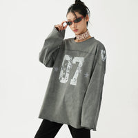 Retro 07 Oversized Long-Sleeve T-Shirt
