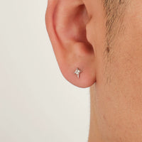 Starburst S925 Silver Stud Earrings