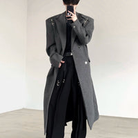 Wool Longline Trench Coat