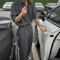 Traje Casual de Corte Relajado con Pantalones 