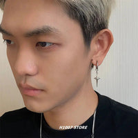 Star Cross Pendant Earrings