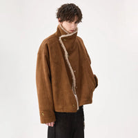 Wildleder Lammfell Bergschnittjacke 