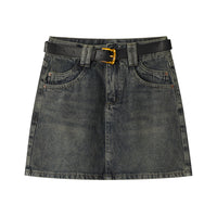 Denim High Waist Slimming Skirt