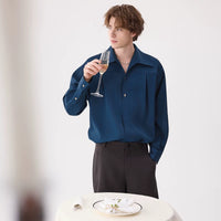 Camisa Social de Manga Longa Resistente a Rugas 