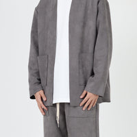 Suede Thin Casual Suit Jacket