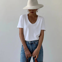 Loose Fit V-neck T-shirt