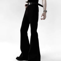 High-Waisted Extra-Long Flared Pants
