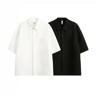 Short Sleeve Loose Fit Casual Shirt
