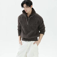 سويتر مزيف من قطعتين بنصف سحاب 