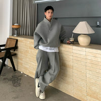 Conjunto de Moletom Esportivo com Corte Relaxado 