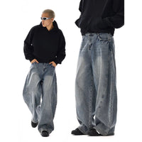 Pantalons en denim larges et baggy 