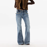 جينز ريترو سليم بوت كوت 