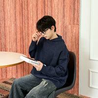 Soft Knit Hooded Pullover Sweater