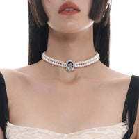 Double Layer Pearl Necklace
