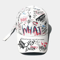 Hand-painted Graffiti Duckbill Baseball Cap