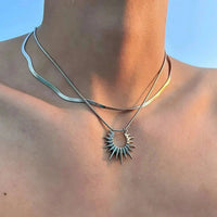 Solar Pendant Necklace