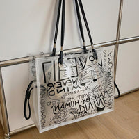 Graffiti Pvc Tote Bag