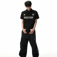 Graphic Street Print Short Sleeve Polo