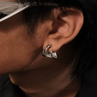 Metal Şeytan Pençesi Stud Küpeler 