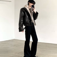 Pantaloni a gamba larga svasati in stile Visual Kei 