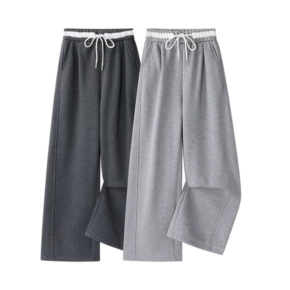 Fleece-Lined Drawstring Sweatpants