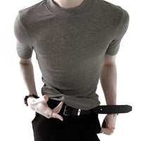 Slim Fit Wool Lyocell Knit T-Shirt