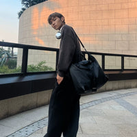 Sac fourre-tout en nylon rétro japonais grande taille 