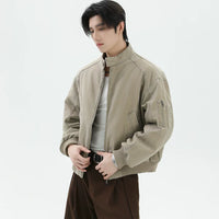 جاكيت بومبر بياقة واقفة 