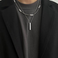 Collar de doble colgante