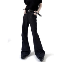 Retro Kloş Yıkanmış Denim Pantolon 